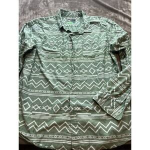 Modern‎ Amusement Navajo Aztec Casual Shirt Men's XL Large Button Up